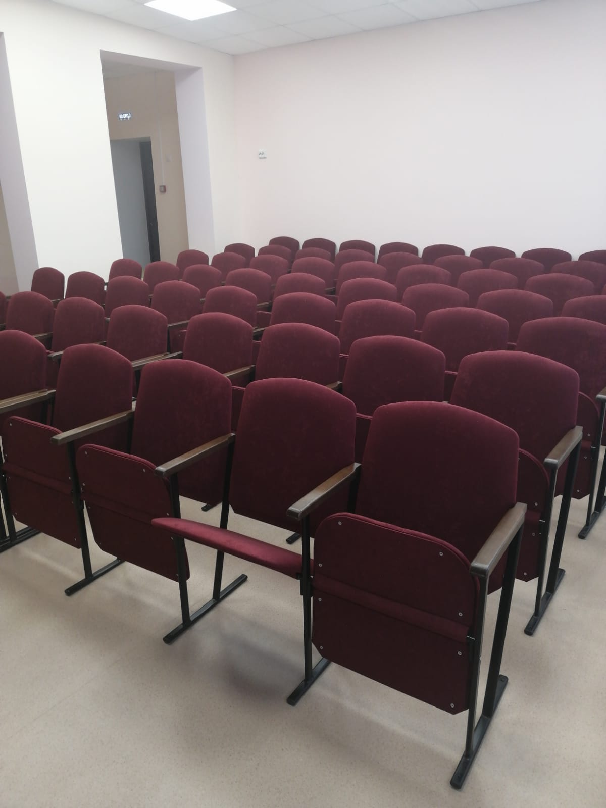 Кресло Театральное-2Н в школьном актовом зале