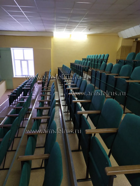 Расстановка кресел в актовом зале 