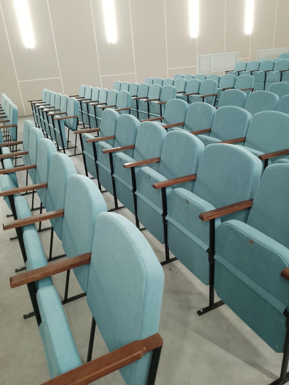 Кресло Театральное-2Н в школьном актовом зале